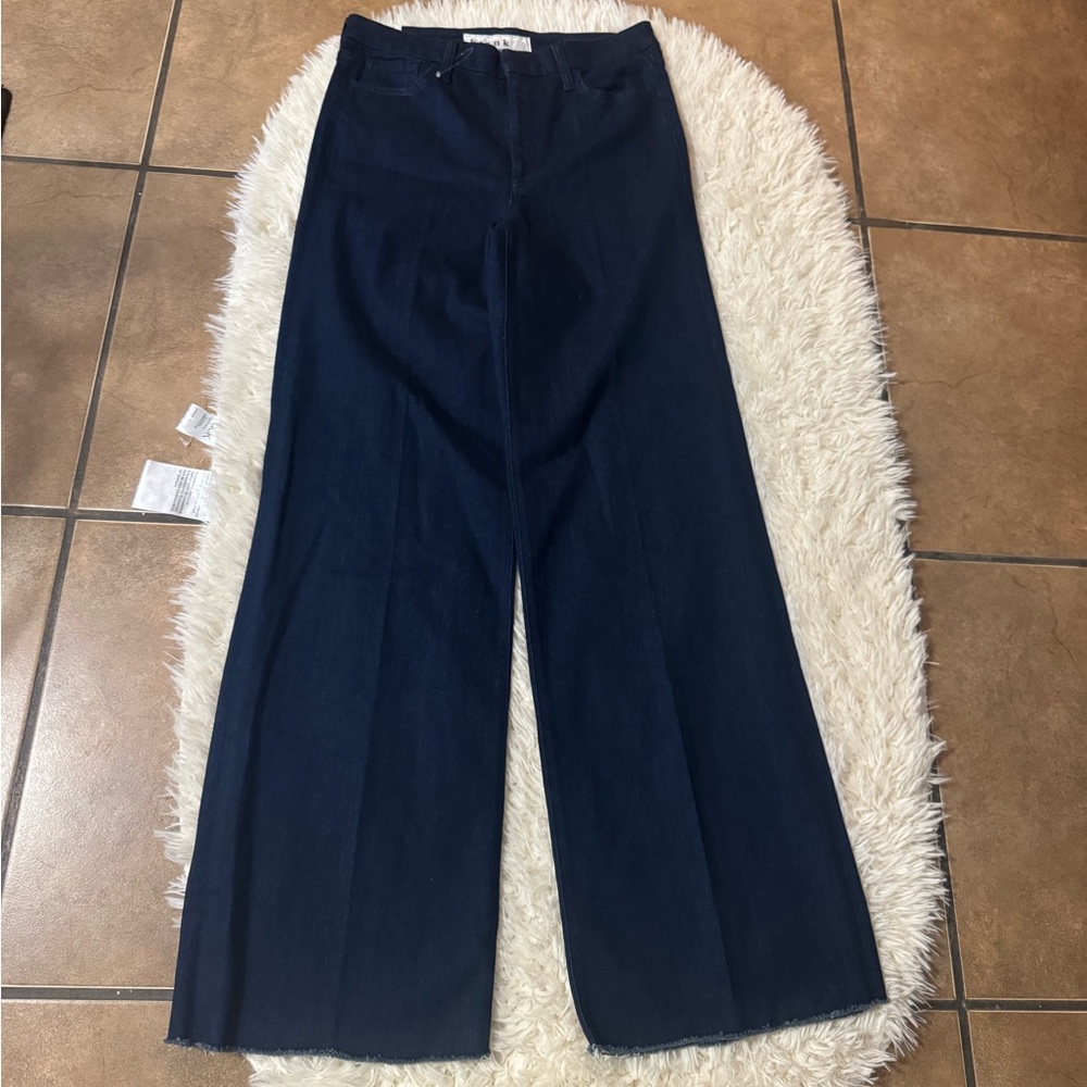Frank & Eileen Jeans Women’s Size 29 East Galway Jeans Dark Blue Wide Leg